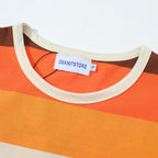 Vintage 1970s Men's T-Shirt with Twilight Stripes