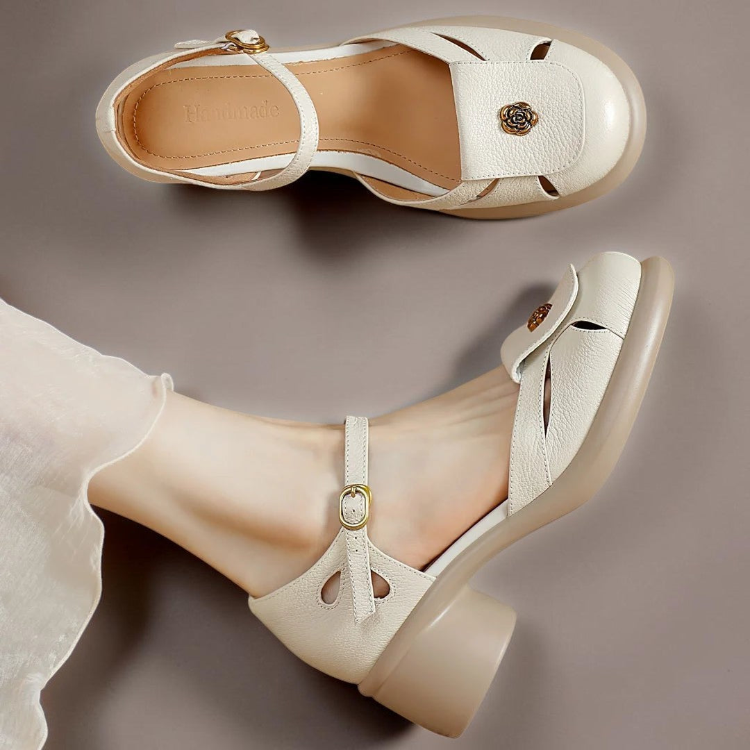Venlora Mode | Sandales Plateforme à Bride Claire