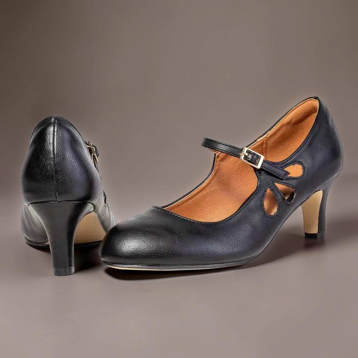 Venlora Mode | Escarpins Noirs Bout Fermé Sylvie