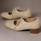 Venlora Mode| Derbies Cuir Ciselé Amélie