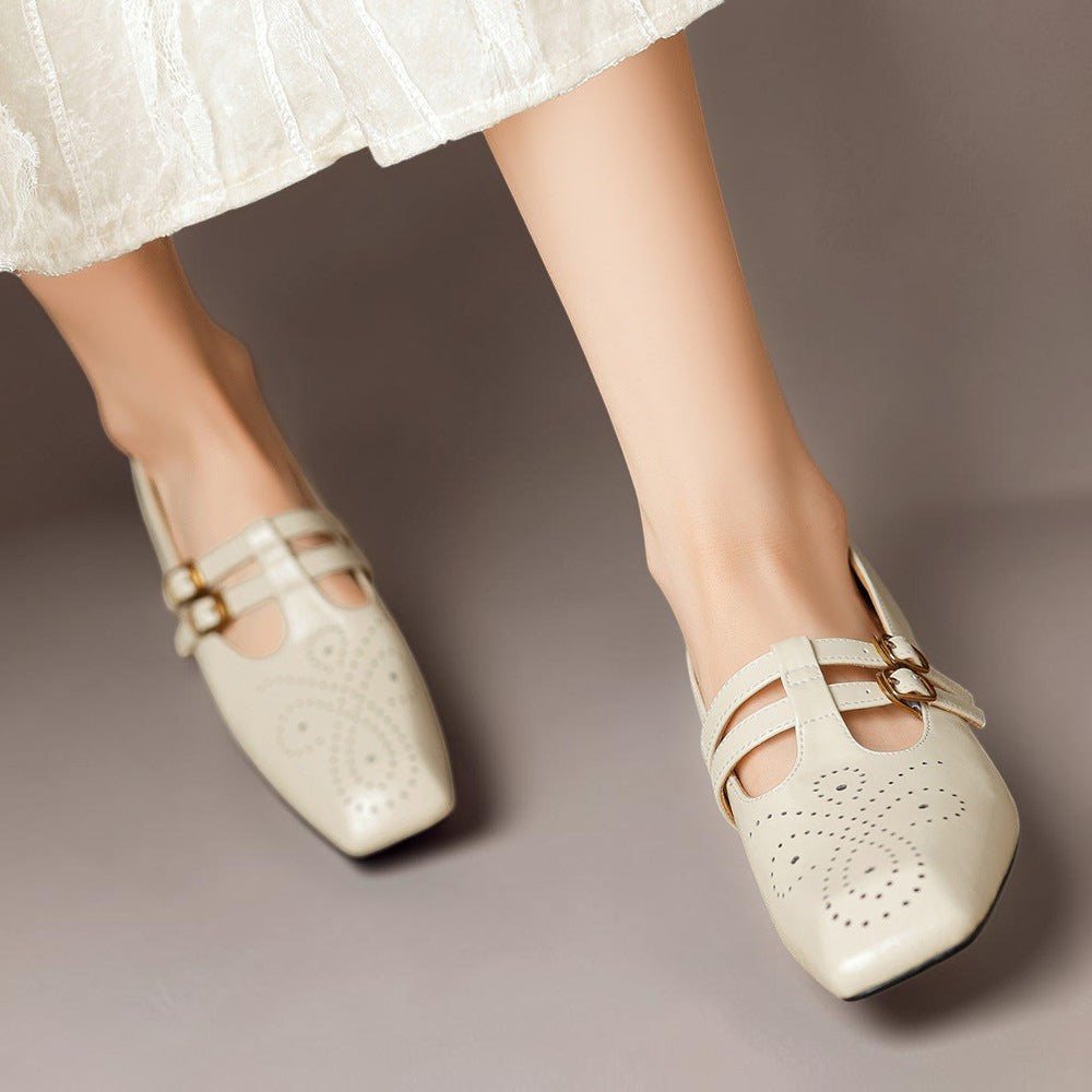 Venlora Mode | Babies Cuir Double Bride Pauline