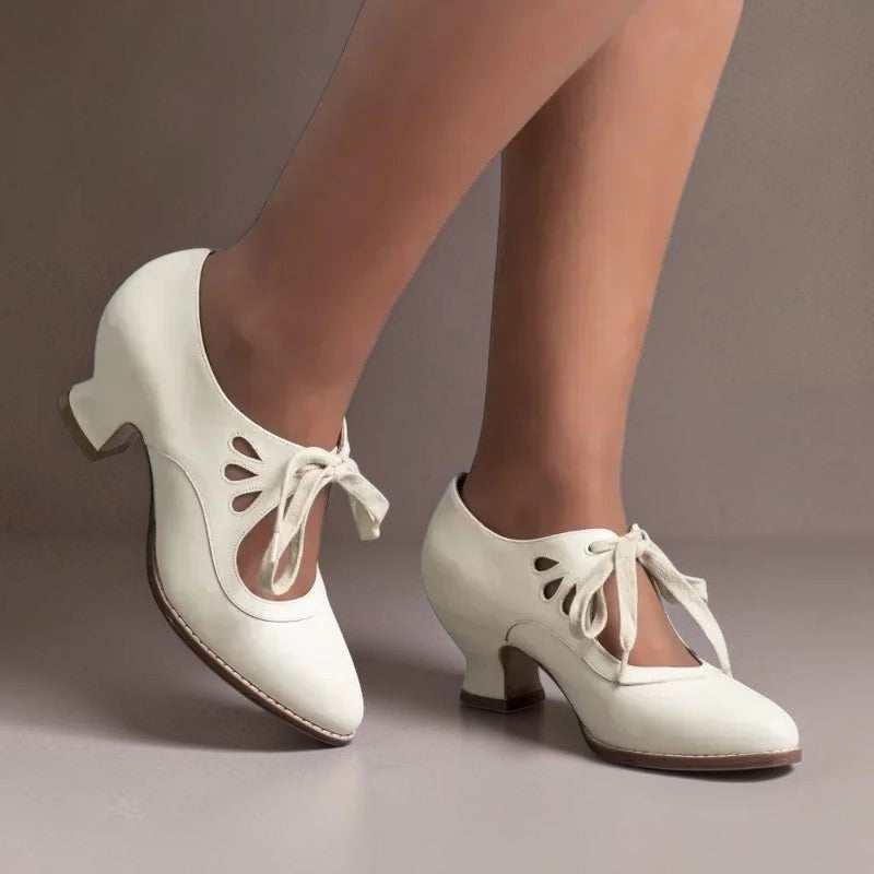 Venlora Mode | Escarpins à Bride Lacée Marie