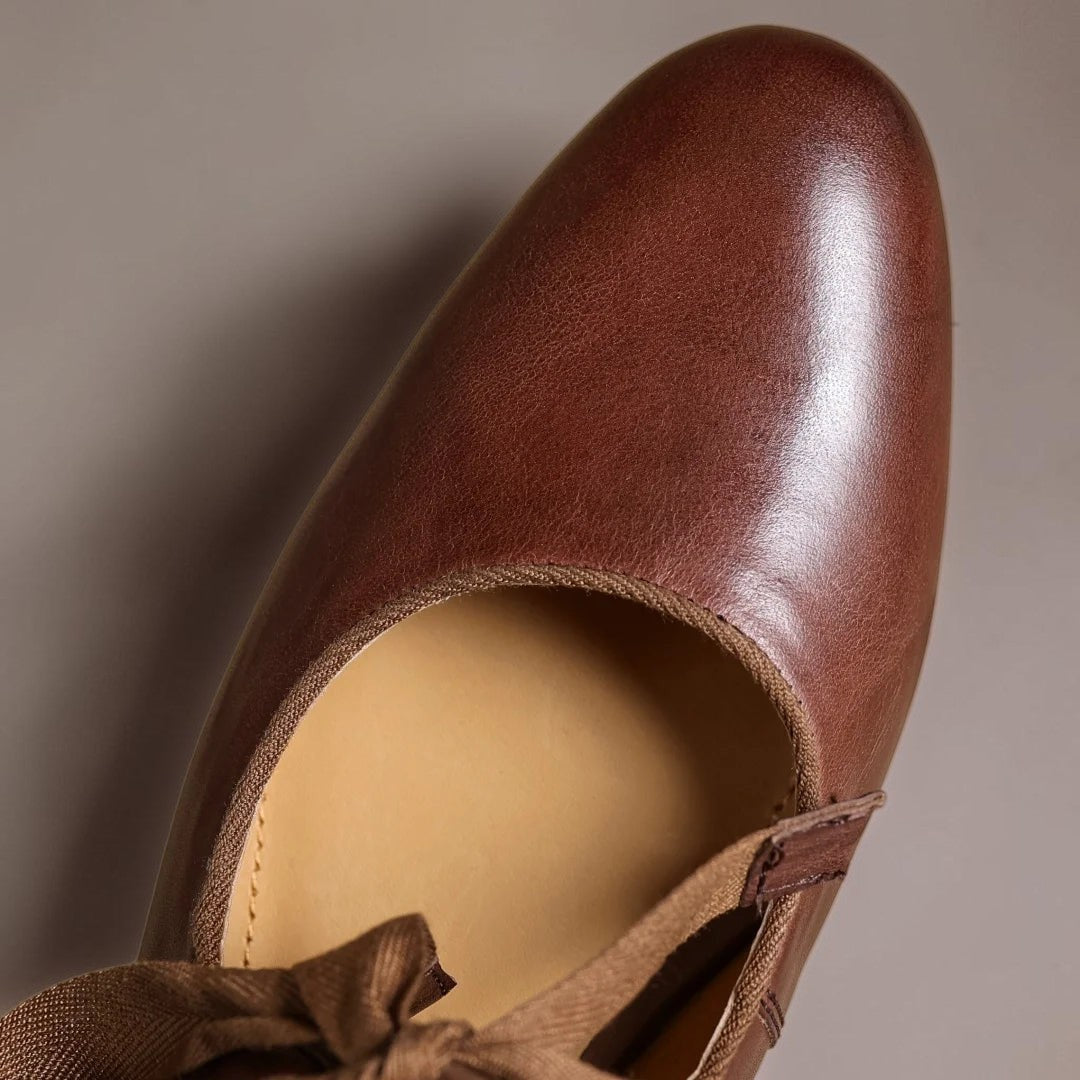 Venlora Mode | Ballerines Cuir à Nœud Sophie