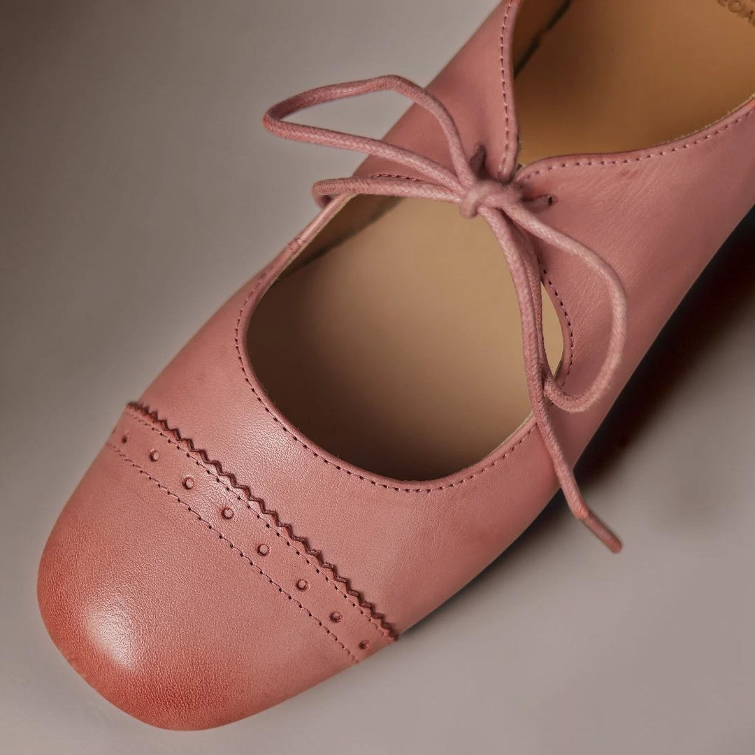 Venlora Mode| Derbies Cuir Ciselé Amélie
