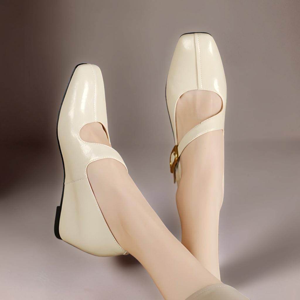 Venlora Mode | Babies Cuir Bout Carré Michèle