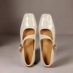 Venlora Mode | Babies Cuir Bout Carré Michèle