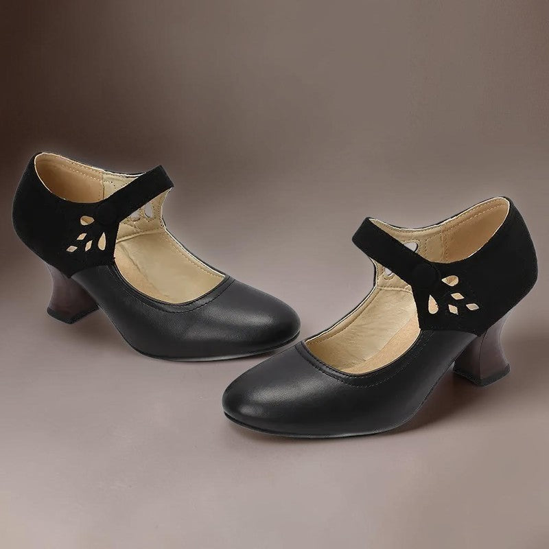 Venlora Mode | Escarpins à Bride Boutonnée Aveline