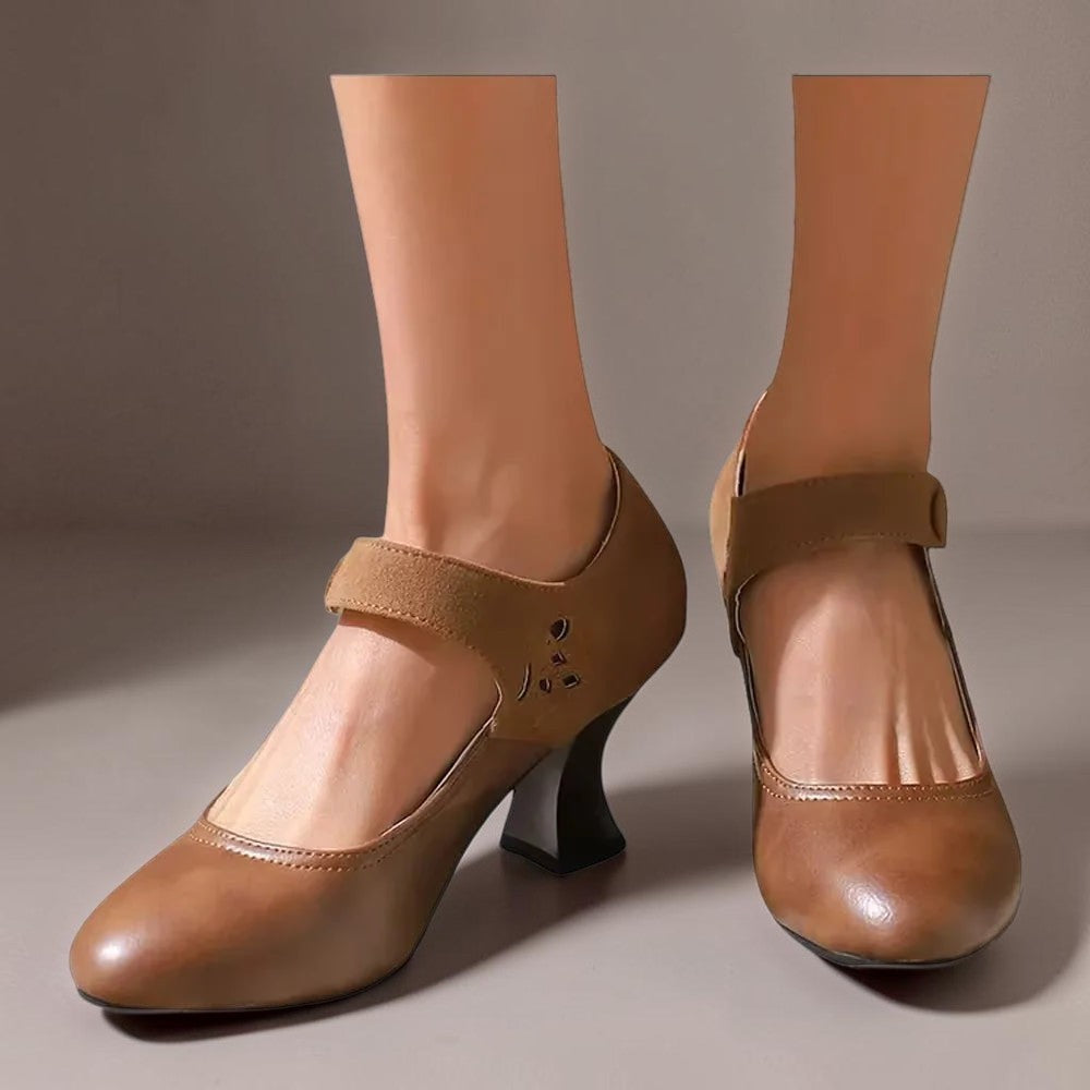 Venlora Mode | Escarpins à Bride Boutonnée Aveline