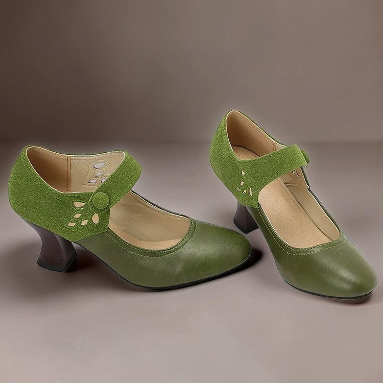 Venlora Mode | Escarpins à Bride Boutonnée Aveline