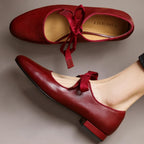 Venlora Mode | Ballerines Cuir à Nœud Sophie