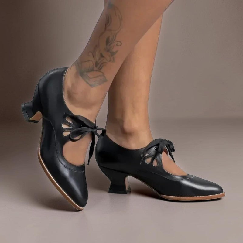Venlora Mode | Escarpins à Bride Lacée Marie