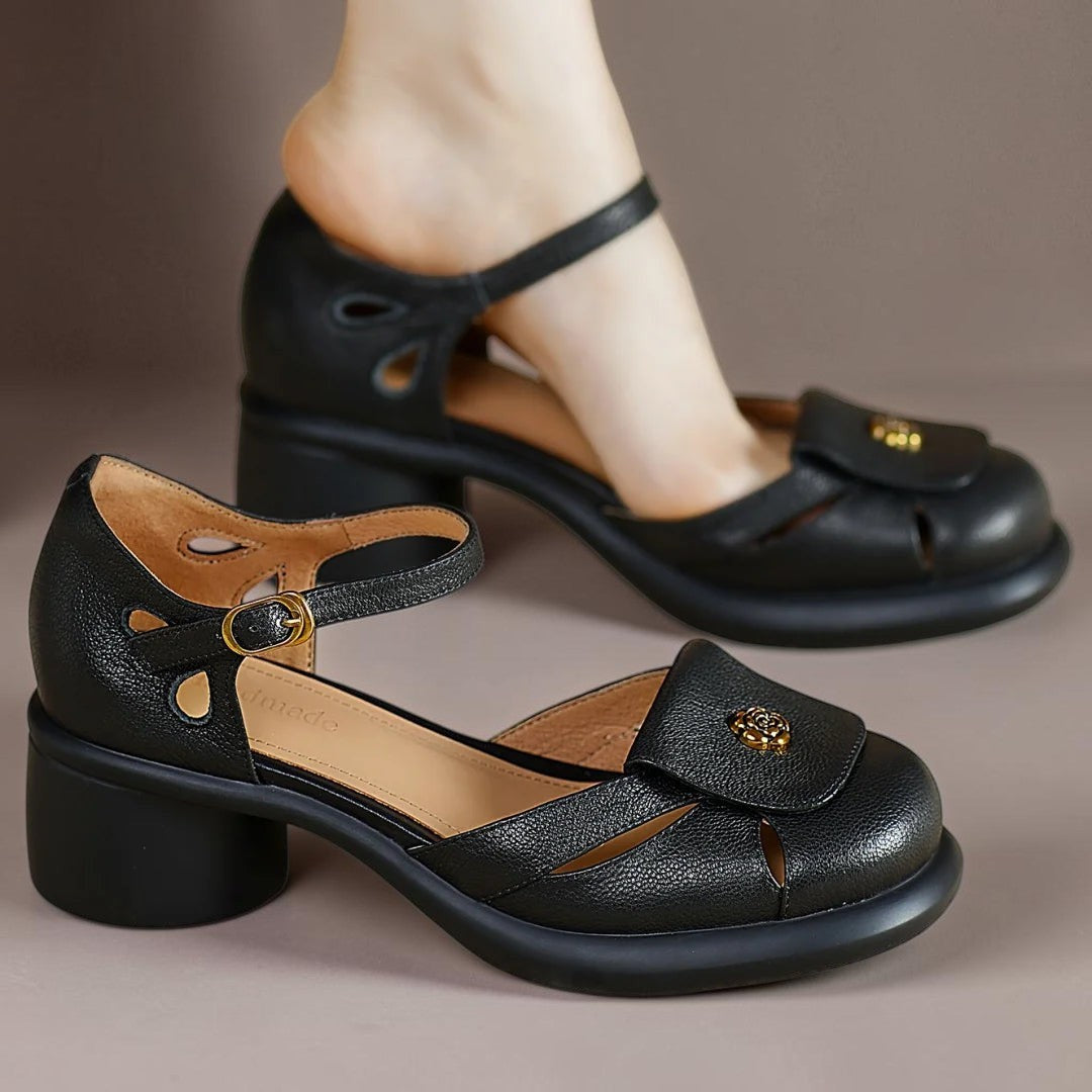 Venlora Mode | Sandales Plateforme à Bride Claire