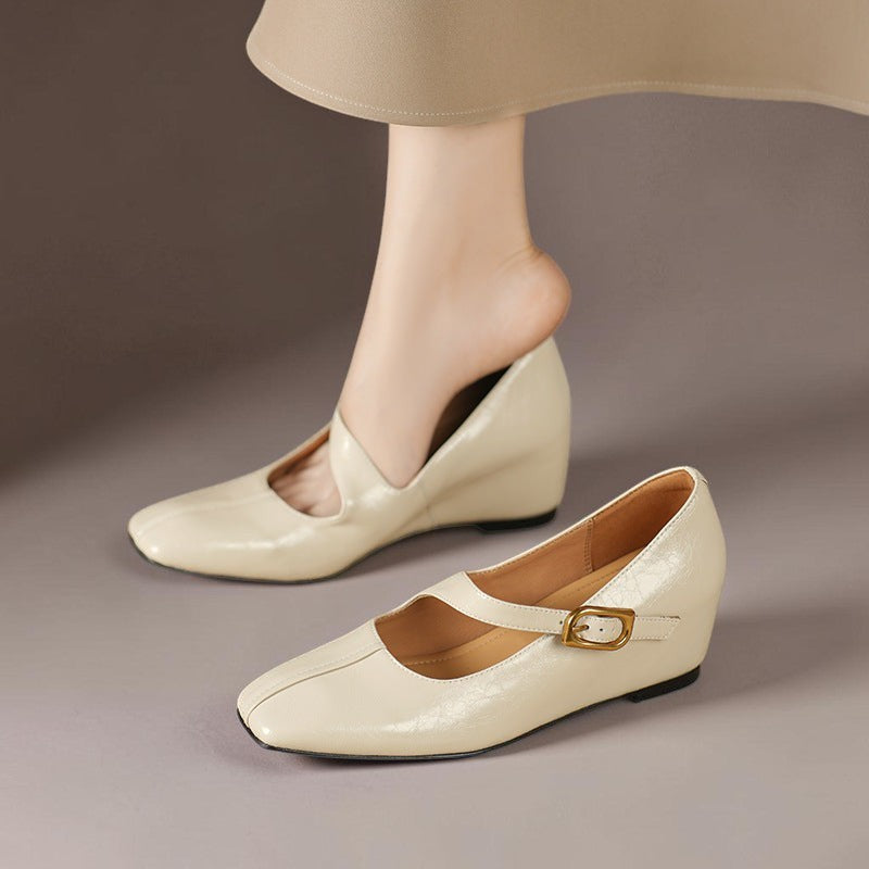 Venlora Mode | Babies Cuir Bout Carré Michèle