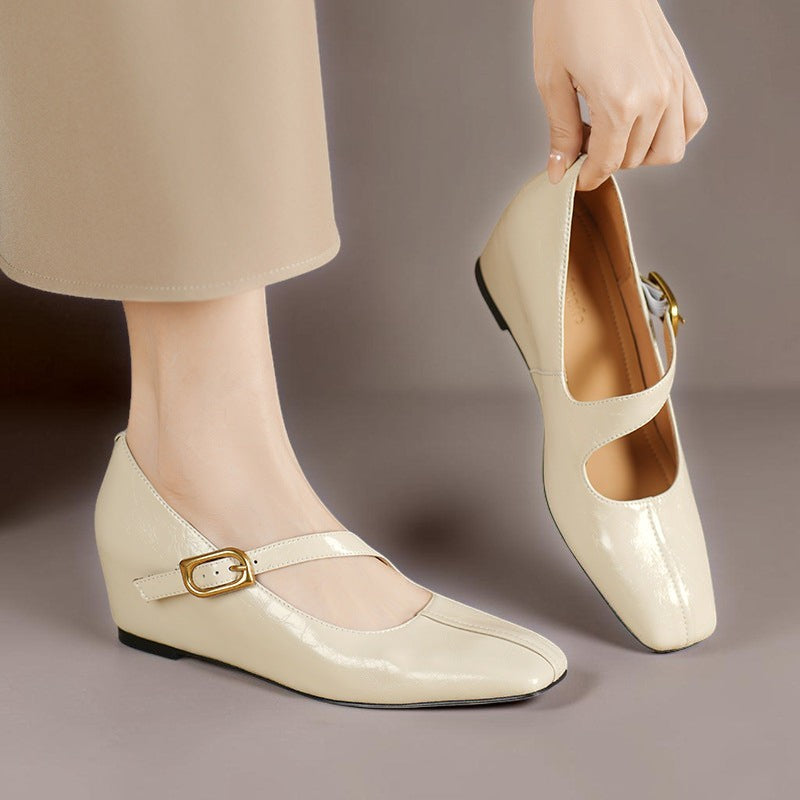 Venlora Mode | Babies Cuir Bout Carré Michèle