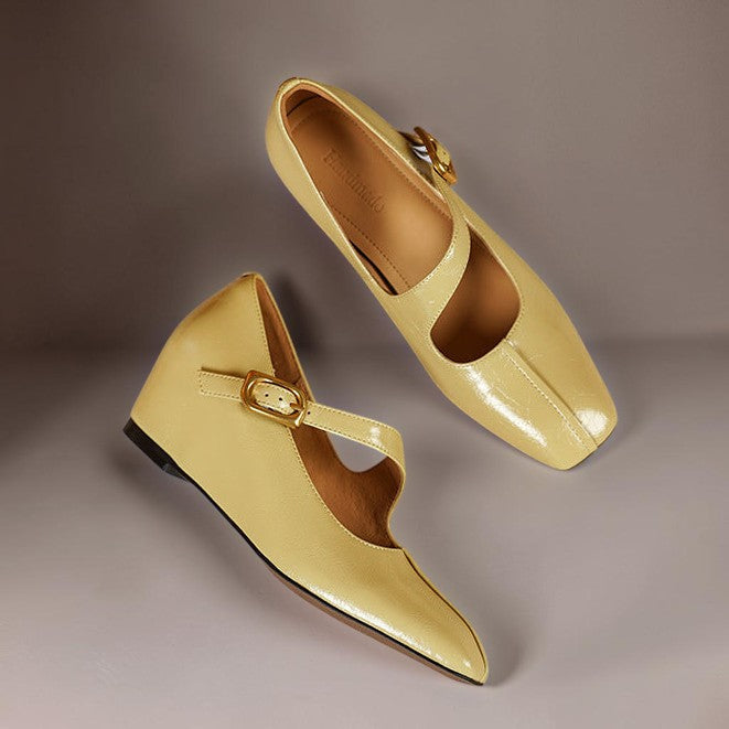Venlora Mode | Babies Cuir Bout Carré Michèle